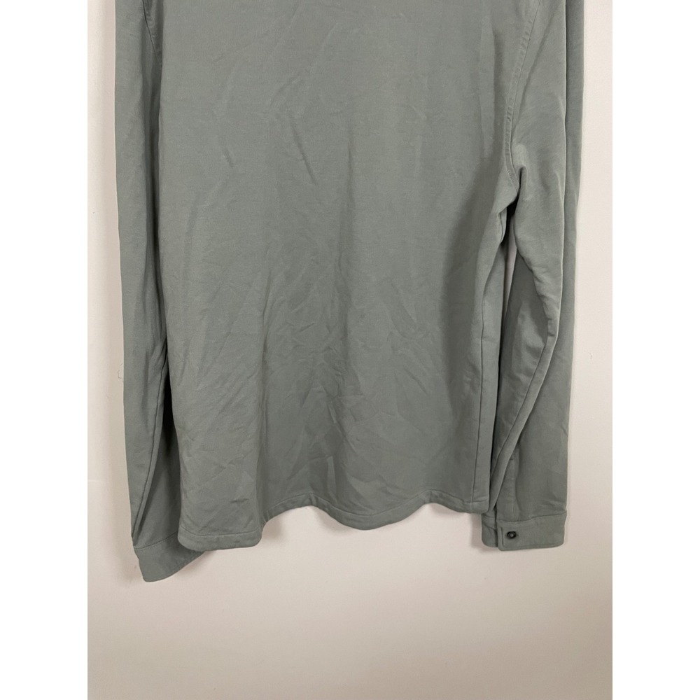 Vuori Men's Boulevard Shirt Jacket in Stormy Green Size Small Athleisure Casual - Picture 10 of 11